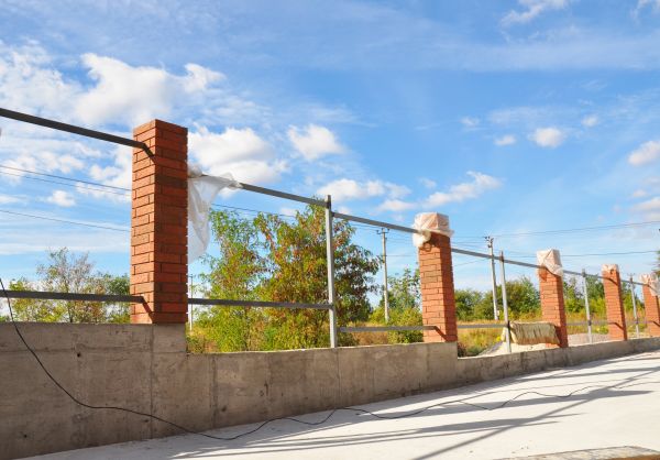Brick Pillar Installation in Springfield